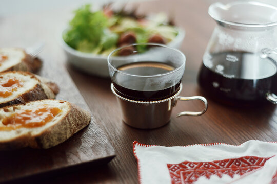 Home made breakfast set meal