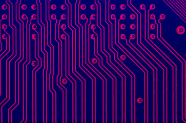 Violet circuit network background