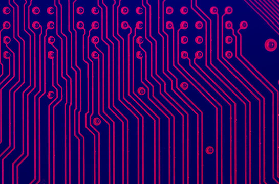 Violet circuit network background