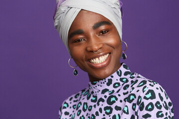 Beautiful woman smiling