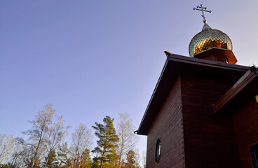 consecrated in 2010 a wooden temple of the Orthodox Church of the Holy Resurrection in the village...
