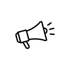 Megaphone loud speaker icon vector illustration