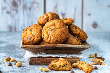Peanut butter chocolate chip cookies
