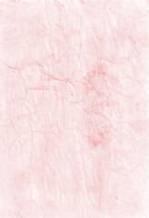 Fototapeta premium Texture of crumpled paper in light pink colour
