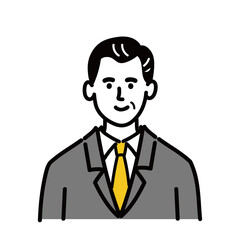 男性　ミドルエイジ 　ベクター　ポップ　
