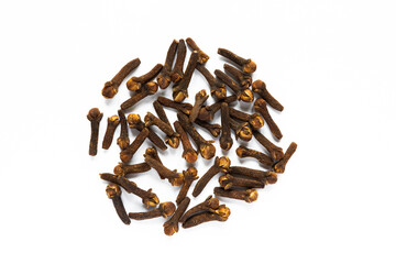 Cloves isolated on white background