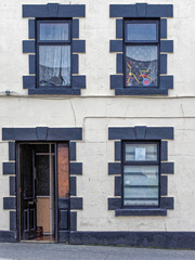 Tricycle in window