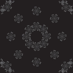 Abstract seamless openwork pattern