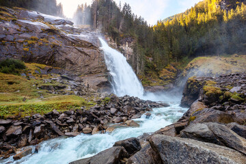 Krimmler Waterfalls near Krimml, Austria