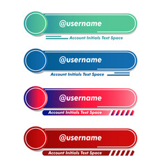 (Banner) search bar. tv news bar. newspaper bar. Broadcast television media title banner. Vector shape