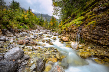 Triefen Waterfall near Maria Alm am Steinernen Meer, Austria