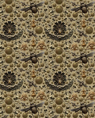 estampa abelhas felipe borges