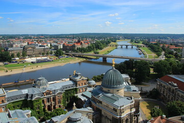 Stadtpanorama Dresden von oben