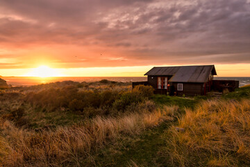 House in the dunes near Hirtshals