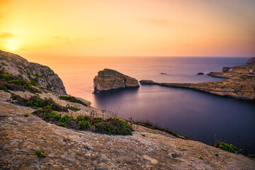 Fungus Rock in the Dwerja bay