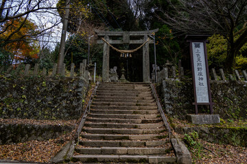 Fototapeta na wymiar 上色見熊野座神社