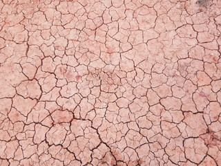 Full frame shot of dry cracked dirt.  Dry land in full frame.