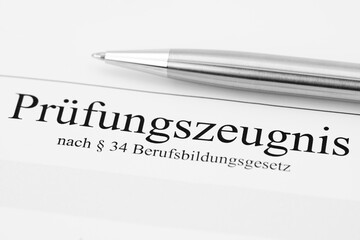 Prüfungszeugnis