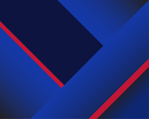 Geometric abstract background in red, blue and dark colors. Easy to edit and animate