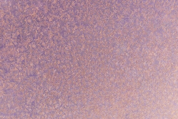 Fototapeta premium pink frost on a glass background. texture patterned frosted glass.