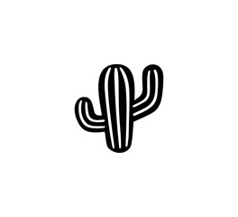 Cactus vector isolated icon illustration. Cactus icon