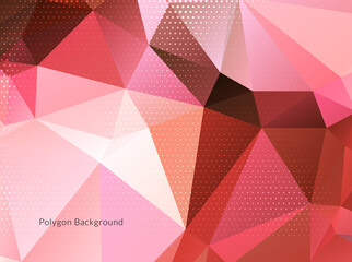 Abstract polygonal triangles colorful background