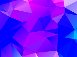 Obraz premium Abstract polygonal triangles colorful background