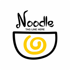 Ramen noodle Logo Design Illustration