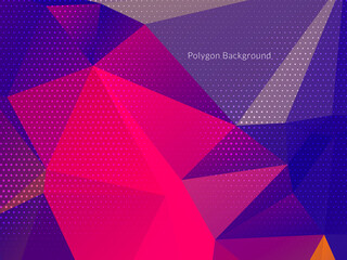 Obraz premium Abstract polygonal triangles colorful background