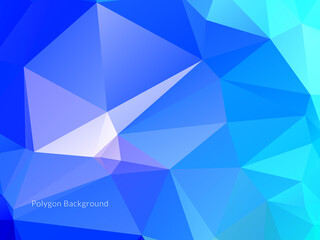 Decorative background with colorful polygon shapes