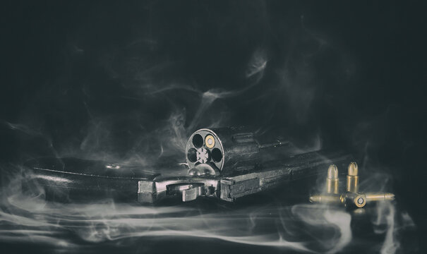 rovolver smoke bulletproof handgun