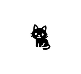 Cat vector isolated icon illustration. Kitten icon