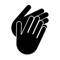 Obraz premium Clean your dirty hand, wash hygiene vector illustration icon, preventation flat symbol isolated on white background