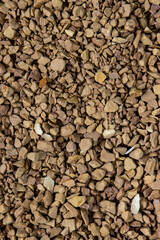 instant coffee granules texture background. instant coffee closeup