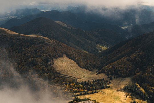 Mountains In The Fog Slovakia Mala Fatra