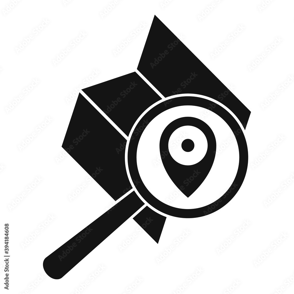 Aufkleber guide map icon. simple illustration of guide map vector icon for web design isolated on white backgr