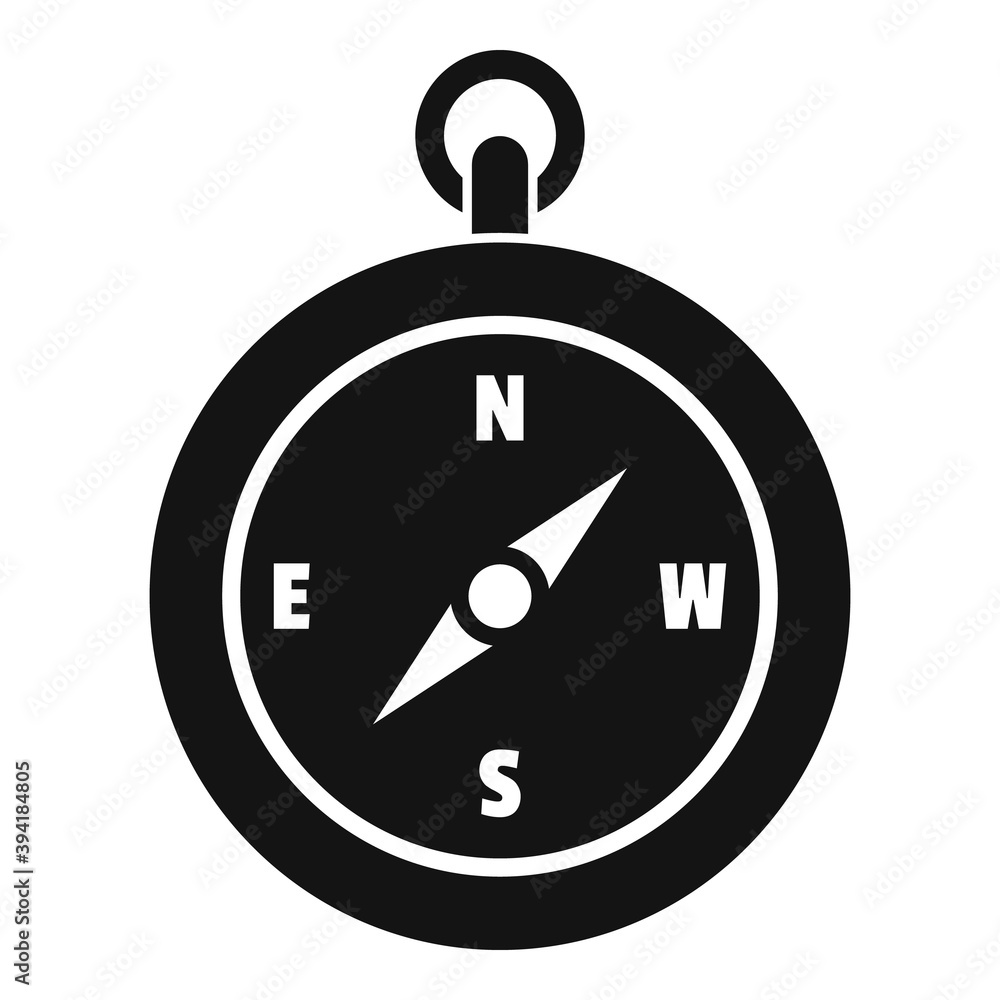 Poster guide compass icon. simple illustration of guide compass vector icon for web design isolated on whit