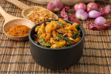 Pork Crackling Chili Paste, Thai style Chili Dip.