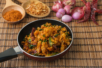 Pork Crackling Chili Paste, Thai style Chili Dip.