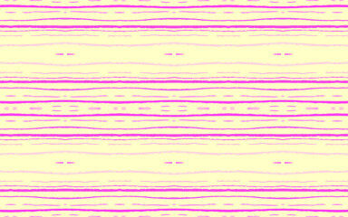 Stripe Texture. Yellow Artistic Stroke Pattern. 