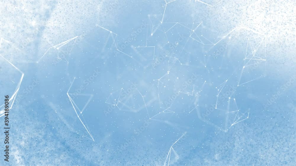 Poster abstract bright spiral background with lines dots animation.