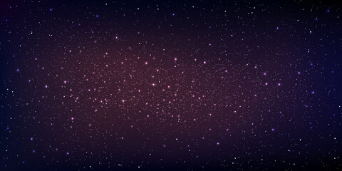 Fototapeta na wymiar A high quality background galaxy illustration with stardust and bright shining stars illuminating the space.