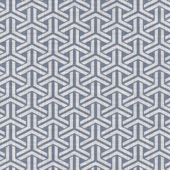 Naadloze Franse boerderij linnen geometrische blok print achtergrond. Provence blauw grijze rustieke patroon textuur. Shabby chique stijl oud geweven vervagen textiel all-over print.
