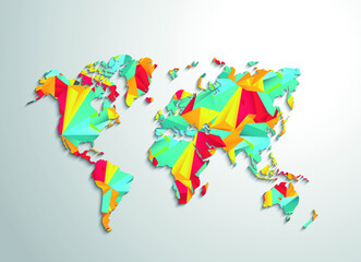 World map design vector illustration