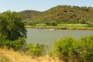  River Guadiana near Alcoutim on the Portuguese Spanish border