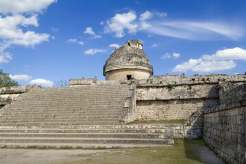 El Caracol – The Observatory, Chichen Itza; Yucatan, Mexico, UNESCO World Heritage Site.