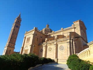 Malta. Gozo island. Ta Pinu cathedral. october 2020.