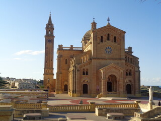 Malta. Gozo island. Ta Pinu cathedral. october 2020.
