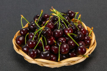Ripe sweet tasty cherry  berry