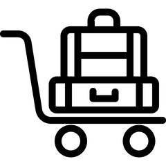 
Trolley Vector Icon
